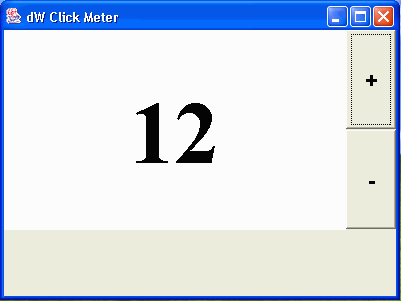 Figure 2 The ClickMeter GUI application